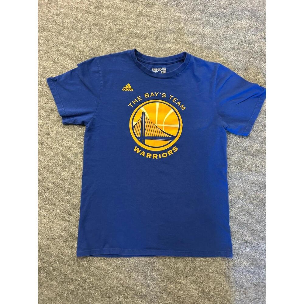 The Go-To Tee Golden State Warriors The Bays Team Blue Gold Mens M